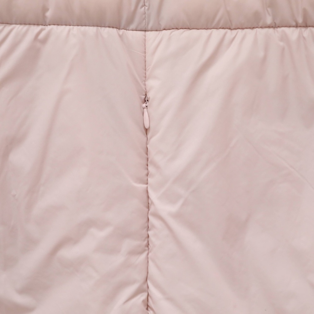 Samoon puffer vest warm pastel pink beaded collar 22 fall winter 52 sleeveless - Picture 5 of 7